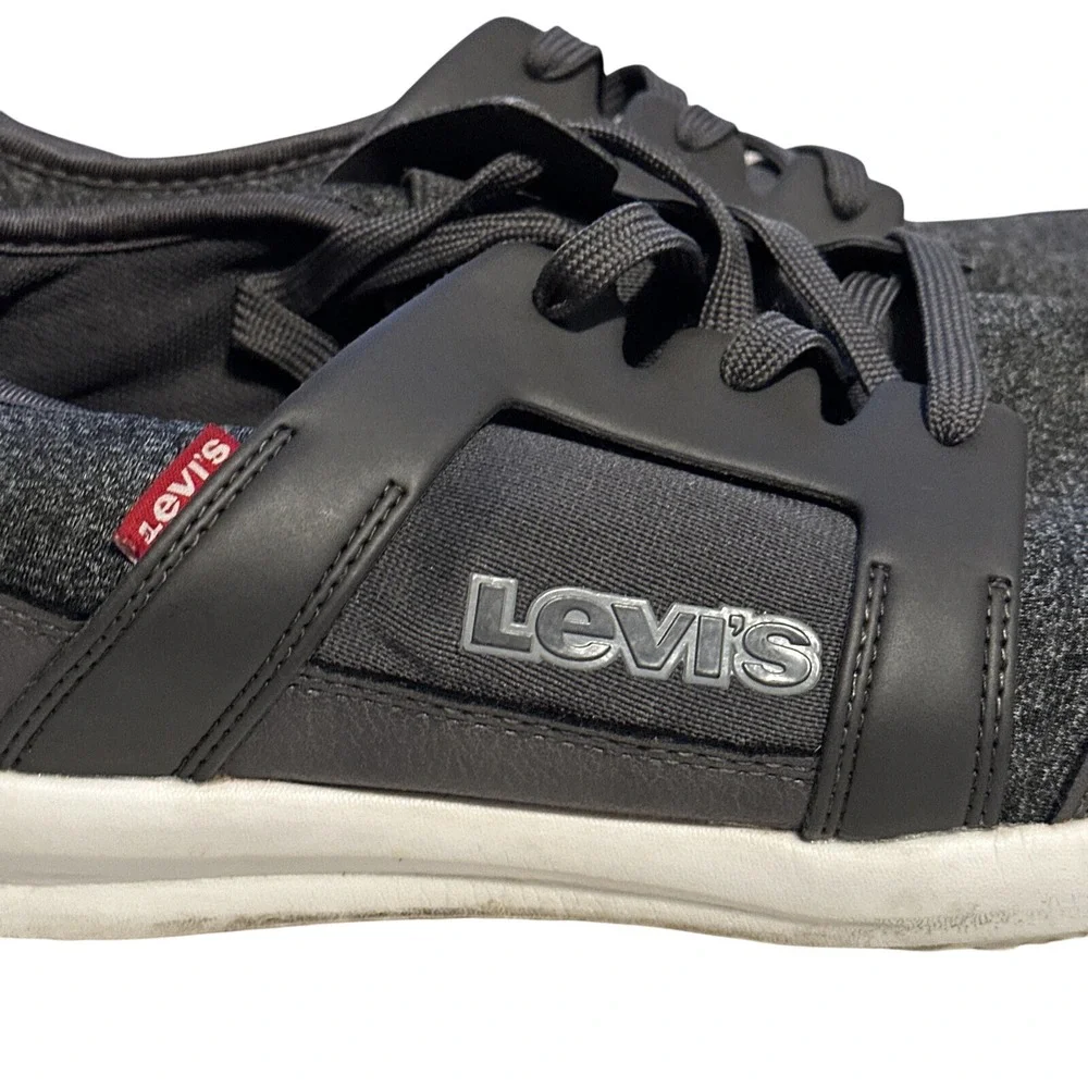 Levis Highland Heather Gray Athletic‎ Shoes Mens Size 13 Comfort Lace up Textile